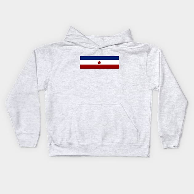 Yugoslavia Flag Kids Hoodie by StuffByMe